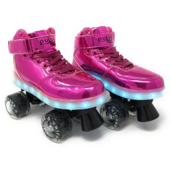 Chicago Skates Pulse Light-Up Quad Roller Skate - Pink image {14}