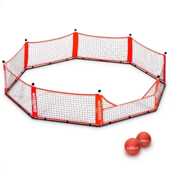 GoSports Gagagon Gaga Ball Pit - Portable Indoor/Outdoor Game Set - Includes 2 Balls and Carrying Case image {5}