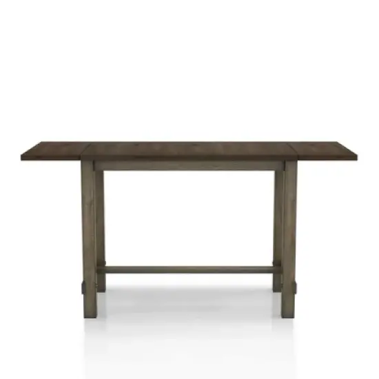 70" Entera Expandable Counter Height Dining Table Dark Walnut/Chestnut - HOMES: Inside + Out image {4}