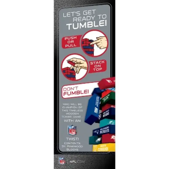 MasterPieces Real Wood Block Tumble Towers - NFL All Teams image {3}