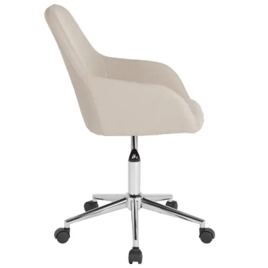 Merrick Lane Home Office Bucket Style Chair with 360 Degree Rotating Swivel image {2}
