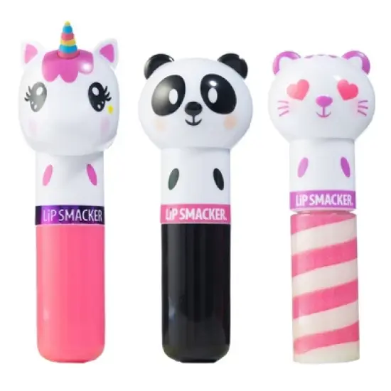 Lip Smacker Lippy Pal Lip Balm - Unicorn/Panda/Kitten - 0.54oz/3pk image {6}