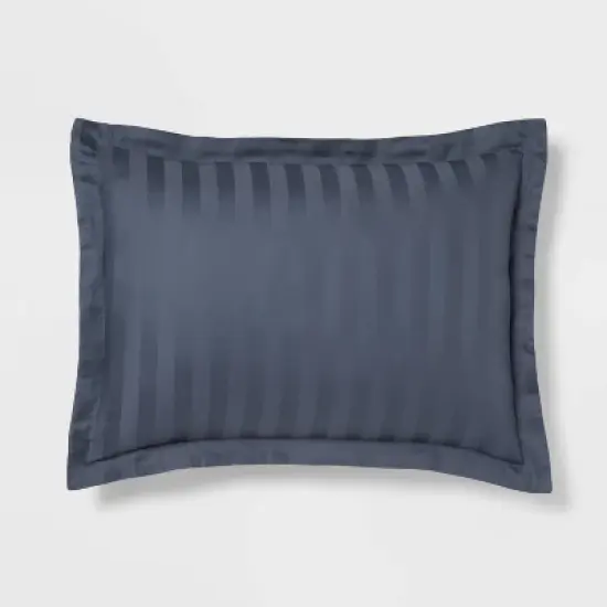 3pc Luxe Striped Damask Duvet Cover and Sham Set - Threshold&trade; image {2}