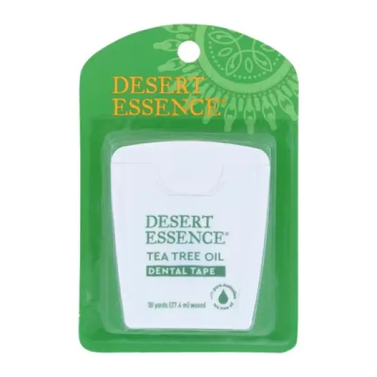 Desert Essence Tea Tree Oil Waxed Dental Tape - Case of 6/30 yd image {1}