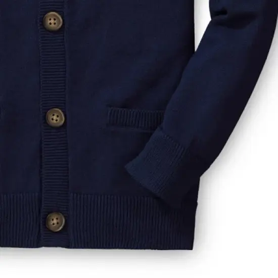 Hope & Henry Boys' Fine Gauge Cardigan, Kids image {2}