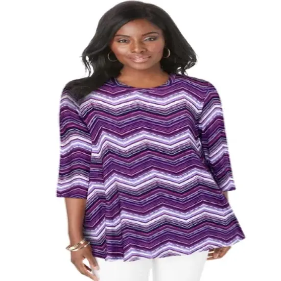 Jessica London Women&rsquo;s Plus Size Swing Tunic image {9}
