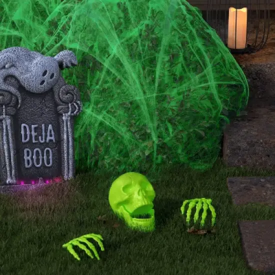 Stretchy Spiderweb Halloween Decorative Prop - Hyde and EEK! Boutique&trade; image {1}