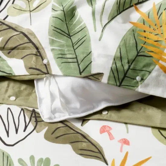 Botanical Print Kids' Duvet Cover Green - Pillowfort&trade; image {4}