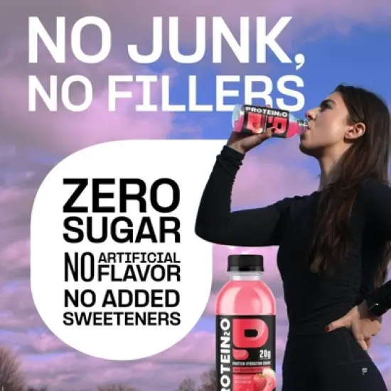 Protein20 Electrolytes Strawberry Watermelon Flavored Water - 16.9 fl oz image {2}