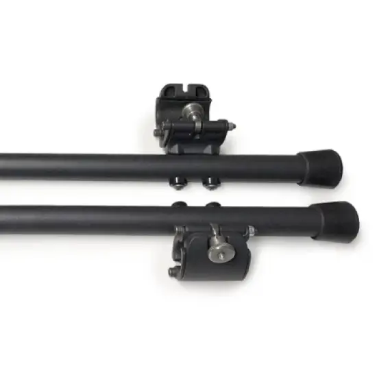 JumpSport Quick Release Handle Bar Accessory for 39-Inch Straight or Arched Leg Fitness Trampolines with 10 Adjustable Height Settings, Black image {4}