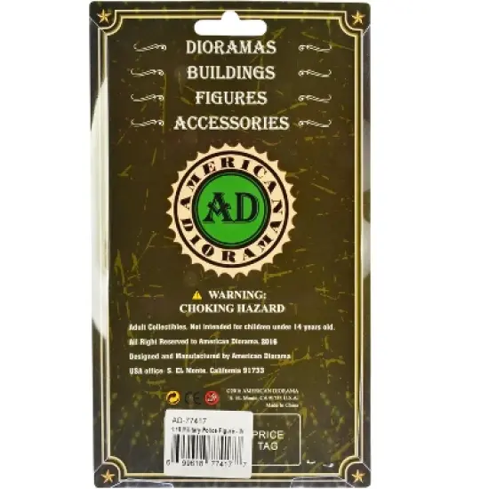 WWII Military Police Figure IV For 1:18 Scale Models by American Diorama image {2}