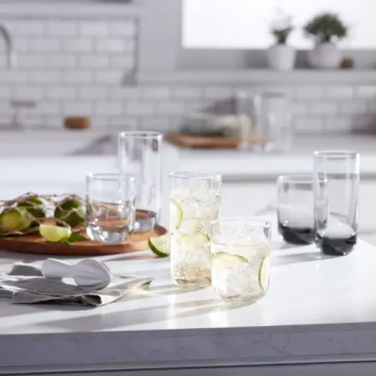 Libbey Polaris Tumbler Glasses, Axis, 17.75 ounce, Set of 8 image {4}