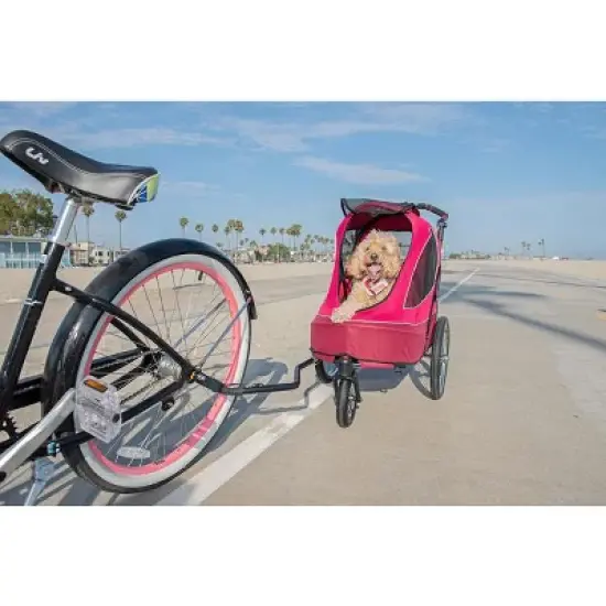 Petique All Terrain Cozy & Comfortable Pet Jogger Stroller with Tire Pump - Up to 77 LB image {3}