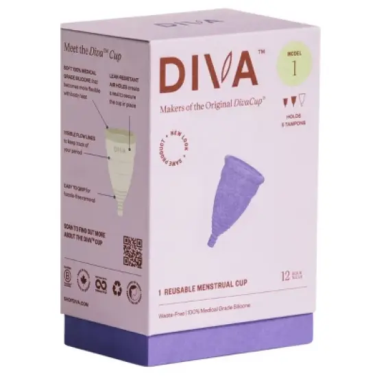 DivaCup Model 1 Reusable Menstrual Cup image {2}