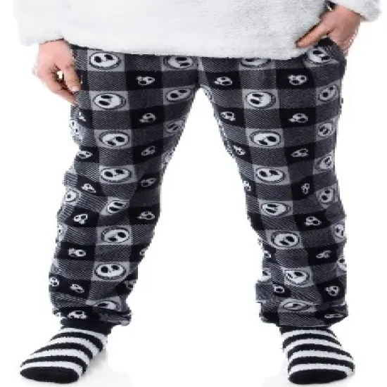 Nightmare Before Christmas Men's Jack Skellington Pajama Set With Socks image {2}