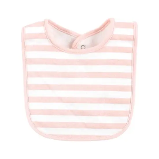 Touched by Nature Infant Girl Organic Cotton Bibs, Popsicle, One Size image {3}