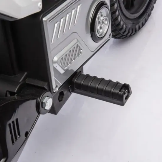 24V 200W Kids Ride On Motocross Motorcycle, Adjustable speed Electric Dirt Bike Toy with LED, Bluetooth, Music, Horn, Gift for Boys Girls image {8}