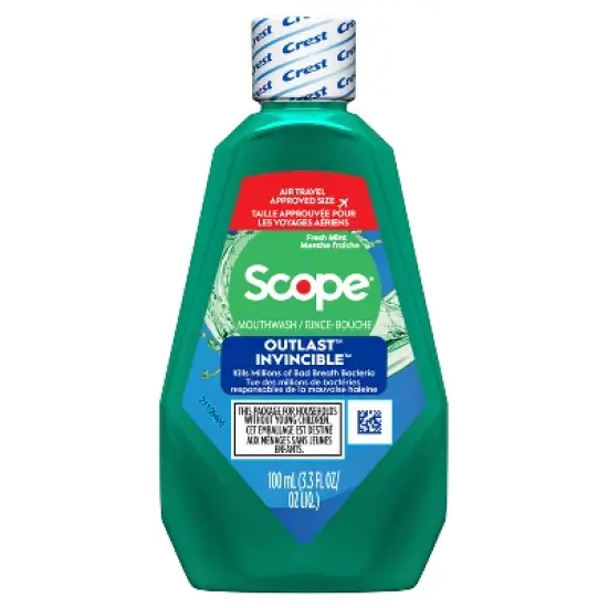 Crest Scope Outlast Mouthwash - Fresh Mint image {7}
