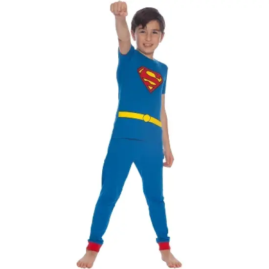 DC Comics Boys' Cast of Characters Pajama Set image {1}