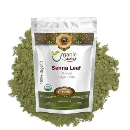 Organic Senna Leaf Powder 8 Oz image {4}
