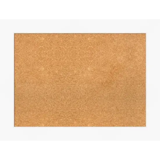 Amanti Art Cabinet White Framed Corkboard, Natural Cork image {5}