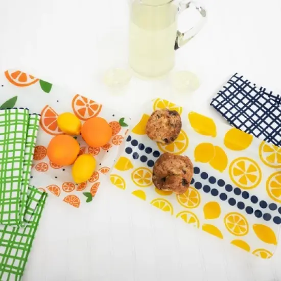 Pavilion Gift Company - Lemons - 16.75" x 11" Glass Serving Tray - Serving Trays image {4}