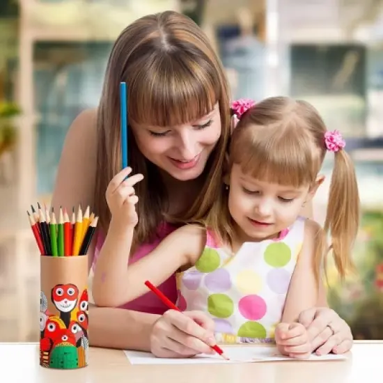 Bright Creations 24 Pack Brown Cardboard Tubes for Crafts, Empty Paper Towel Rolls for DIY Projects, Classrooms (1.7x10 in) image {2}