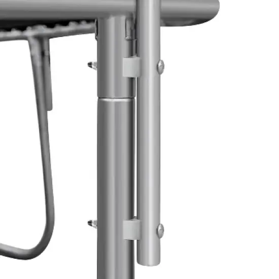 BestParts 14FT Trampoline with Basketball Hoop, Ladder & Safety Enclosure &ndash; Orange image {8}