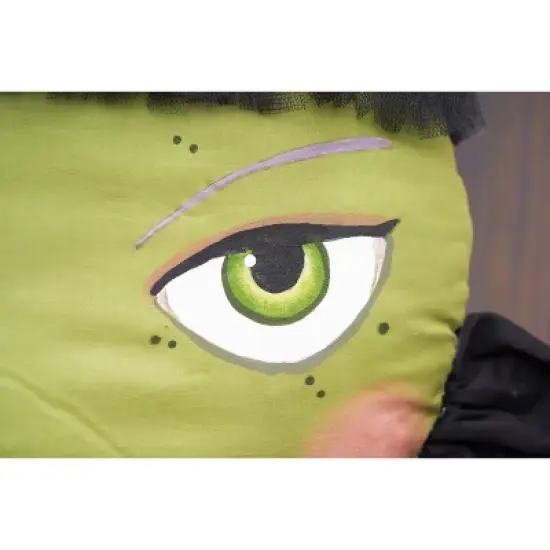 Gallerie II Resting Witch Face Zombinaland Halloween Decorative Soft Figurine Pillow image {3}