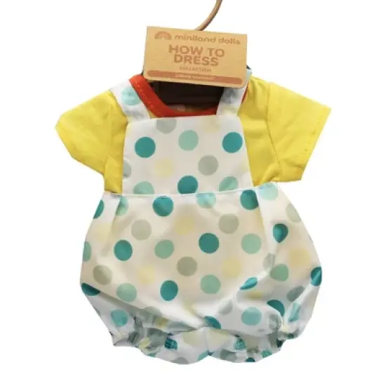 Miniland Educational Doll Clothes, Summer Outfit with Hat, 15" Dolls image {1}