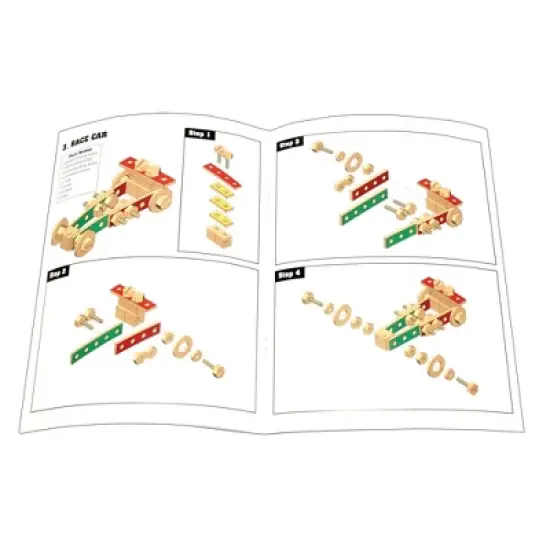 Melissa & Doug Solid Wood Project Workbench Play Building Set image {6}
