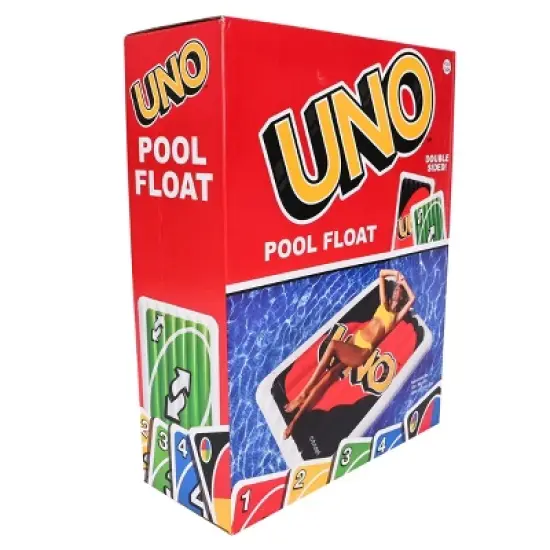 Uno 6&rsquo; Pool Float: PVC Blow-up Float for Adults image {6}