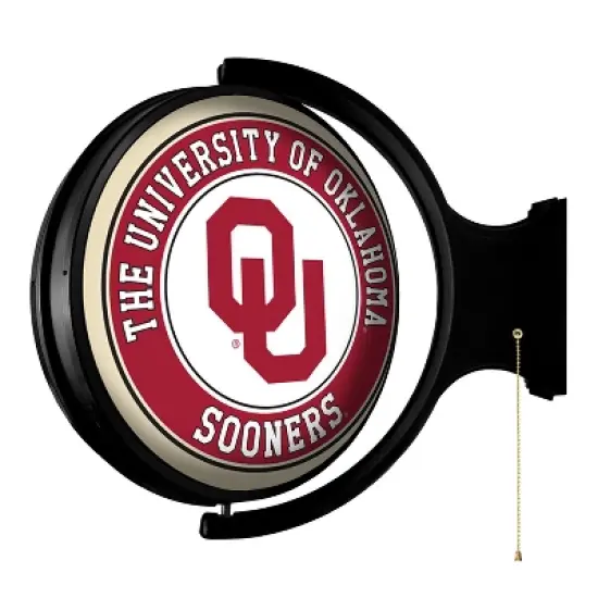 University Original Round Rotating Lighted Wall Sign image {63}