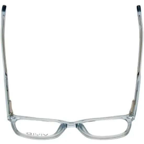 Vivid Designer Reading Blue Light Blocking Eyeglasses 912 Crystal Blue 51 mm image {4}