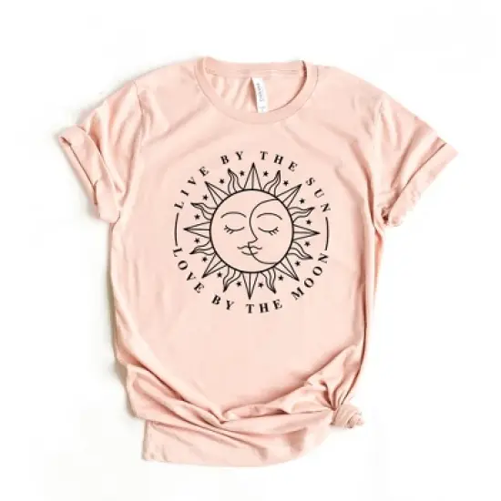 Simply Sage Market Women's Love By The Moon Short Sleeve Graphic Tee image {2}