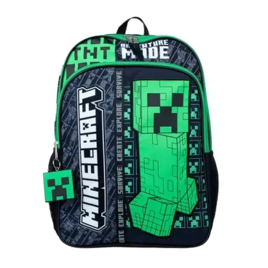 Minecraft Kids' 16" Backpack - Black image {5}