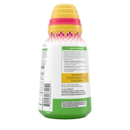 Zarbee's Naturals Kids' Cough + Mucus Daytime Syrup - Mixed Berry - 8 fl oz image {5}