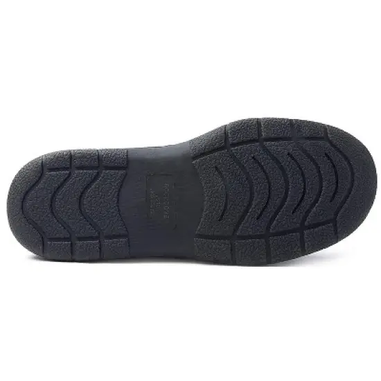 RockDove Men's Carter Faux Fur Lined Microsuede Moc Slipper image {3}