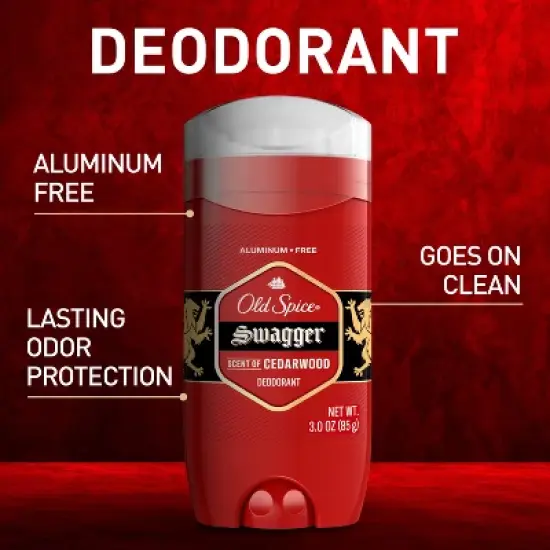 Old Spice Red Collection Swagger Deodorant for Men - 3oz image {2}