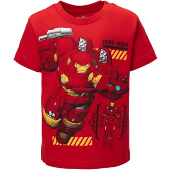 Marvel Avengers Mech Strike Spider-Man Hulk 4 Pack Graphic T-Shirts Toddler image {3}