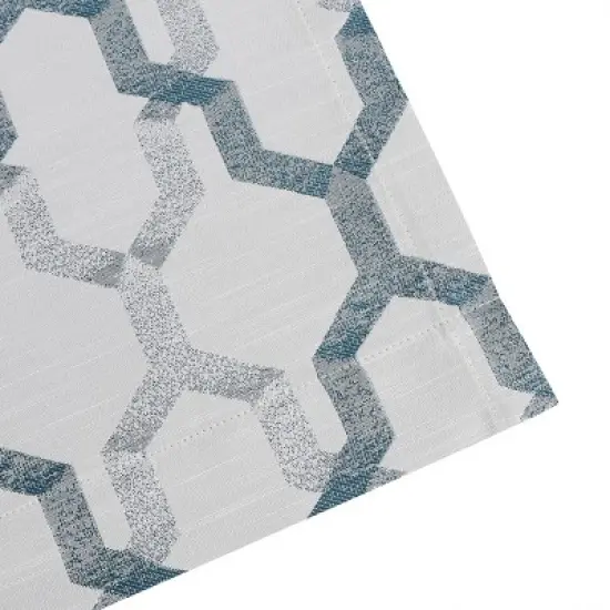 Kate Aurora Living Shabby Trellis Clover Rod Pocket Window Curtain Valances image {4}