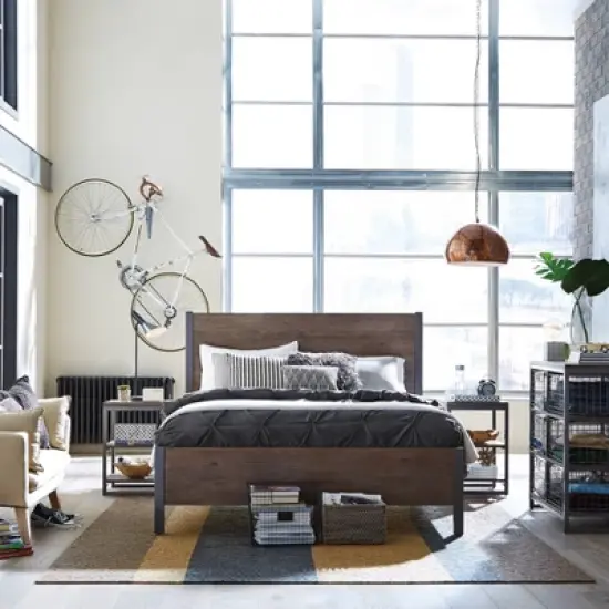 Barnside Metro Nightstand - Driftwood - Home Styles image {2}