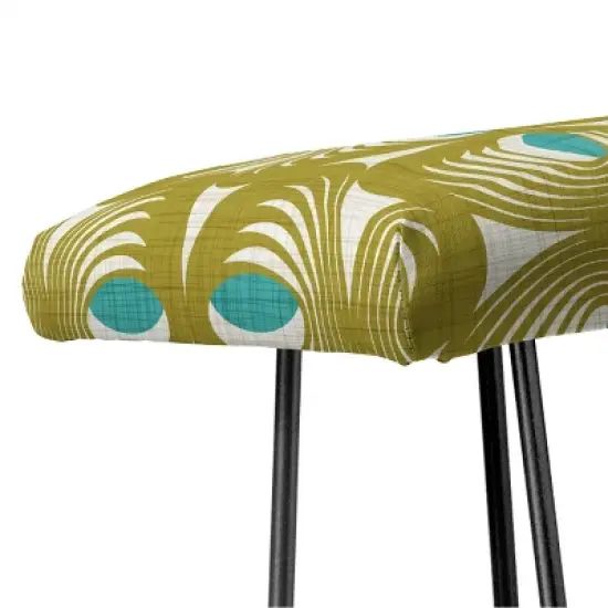 Heather Dutton Oculus Olive Green Bench - Deny Designs image {2}