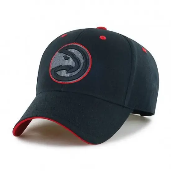 NBA Atlanta Hawks Black Money Maker Mesh Hat: Adjustable Snapback, Team Logo Design image {2}