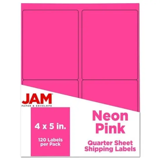 JAM Paper Shipping Labels 4" x 5" 120ct image {5}