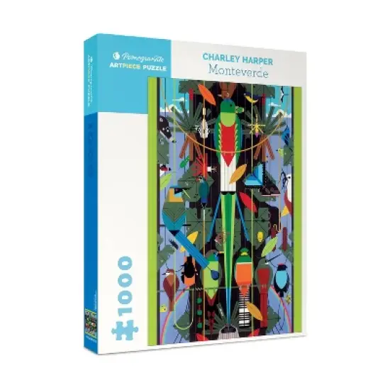 Pomegranate Charley Harper: Monteverde Jigsaw Puzzle - 1000pc image {1}