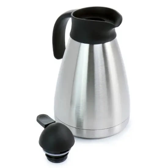 Mr. Coffee Olympia 1 Quart Insulated Stainless Steel Thermal Coffee Pot image {1}