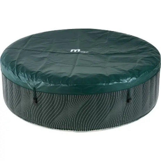 MSpa Meteor Round Bubble Spa with Thermal Cover 245 Gal 164 Electric 110 Volt AC Inflatable Hot Tub image {4}