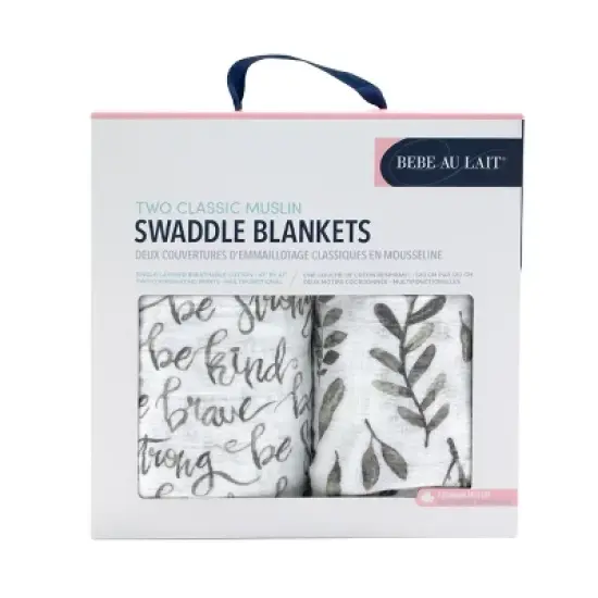 Bebe au Lait Muslin Swaddle Blanket Set image {4}