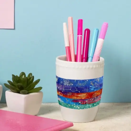 Wrapables Elegant Gold Foil Washi Tape Box Set for Arts & Crafts, Scrapbooking, Stationery, Diary (12 Rolls), Galaxy image {6}